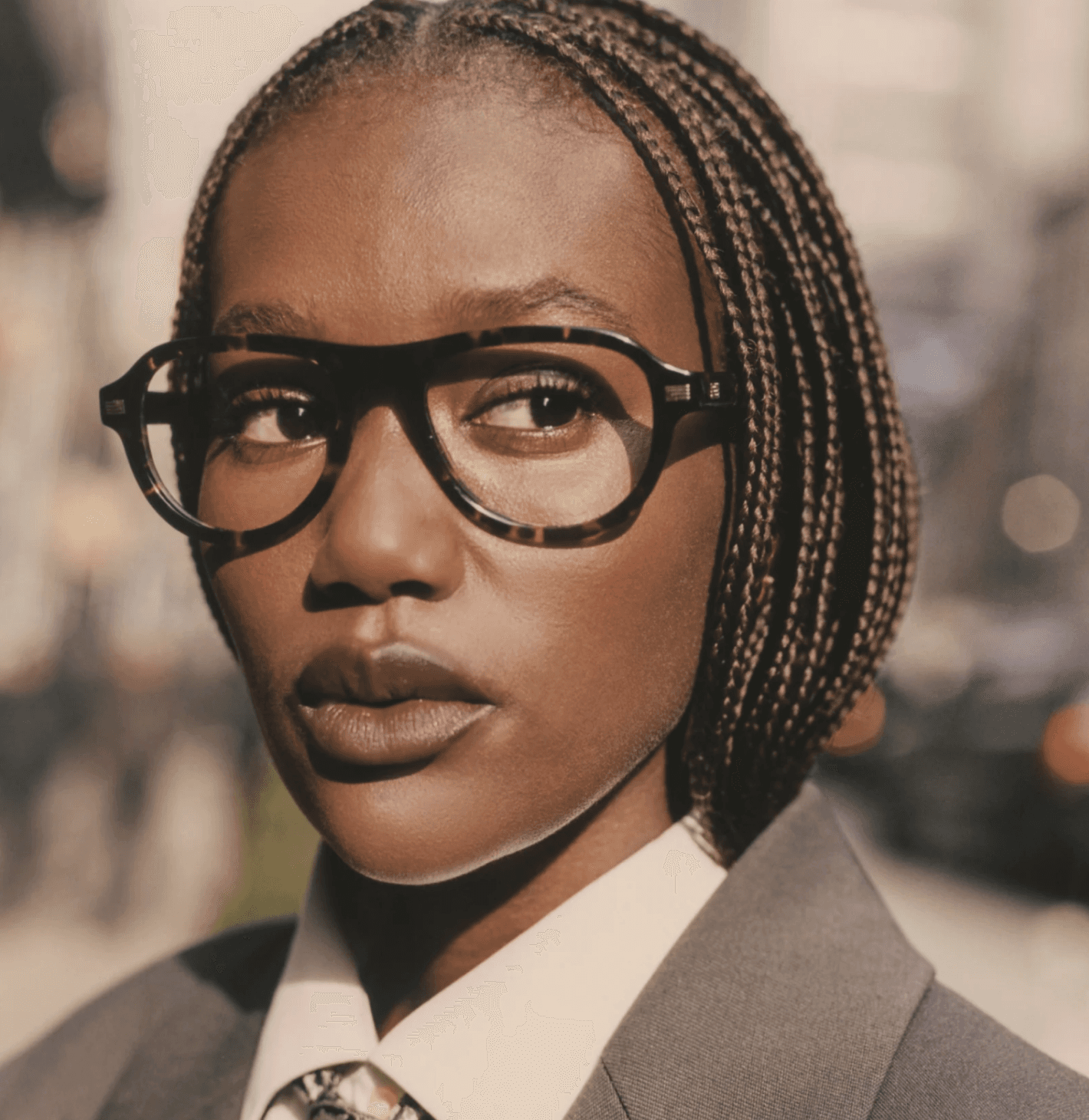 Model wearing The Alma